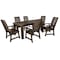 Highwood Usa Weatherly 7pc Rectangular Outdoor Patio Furniture Dining Set 72 x 42 AD-ST7WL1CO4AA-ACE - alternate 1